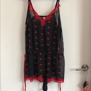 Lane Bryant Valentines Day Romper & Robe